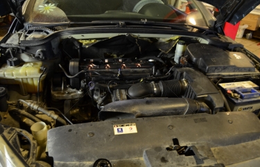 Установка двигателя Пежо 407