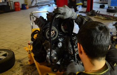 Установка ремня ГРМ Peugeot 407