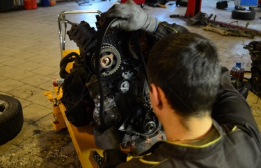 Установка ремня ГРМ Peugeot 407