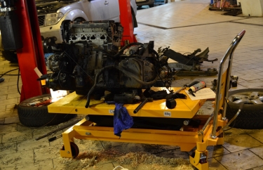 Пежо 407 замена двигателя (подробные фото)