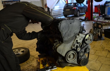 Пежо 407 замена двигателя (подробные фото)