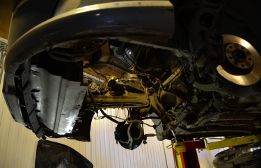 Съём двигателя Пежо 407