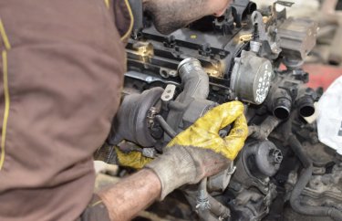 Подсоединяем турбину Пежо 308