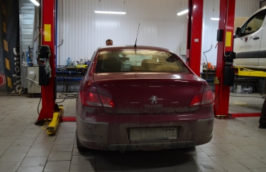 ТО 80000 Пежо 408 дизель (подробные фото)