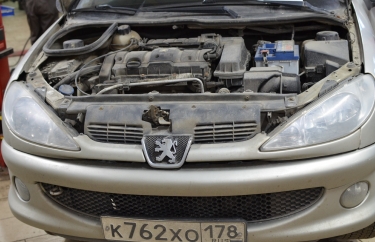 Замена задней балки Пежо 206 (подробные фото)