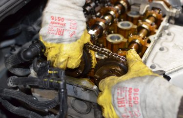 Замена цепи ЕР6 бензин Пежо 308 (подробные фото)