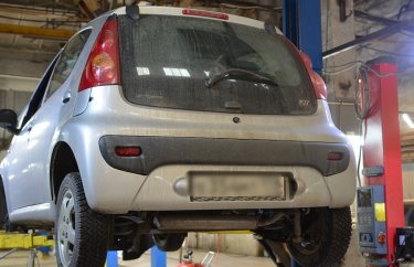 ТО на 80 тыс.км. Пежо 107 (подробные фото)