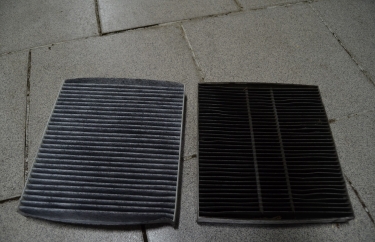 Старый и новый салонный фильтр