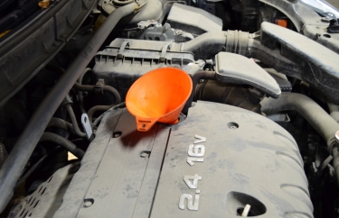 Залив нового масла