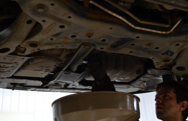 Замена масла в коробке.