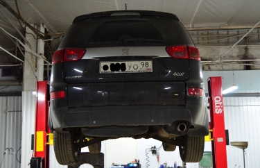 Пежо 4007 ТО 90000 км (подробные фото)